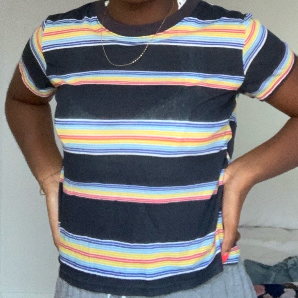 striped tee